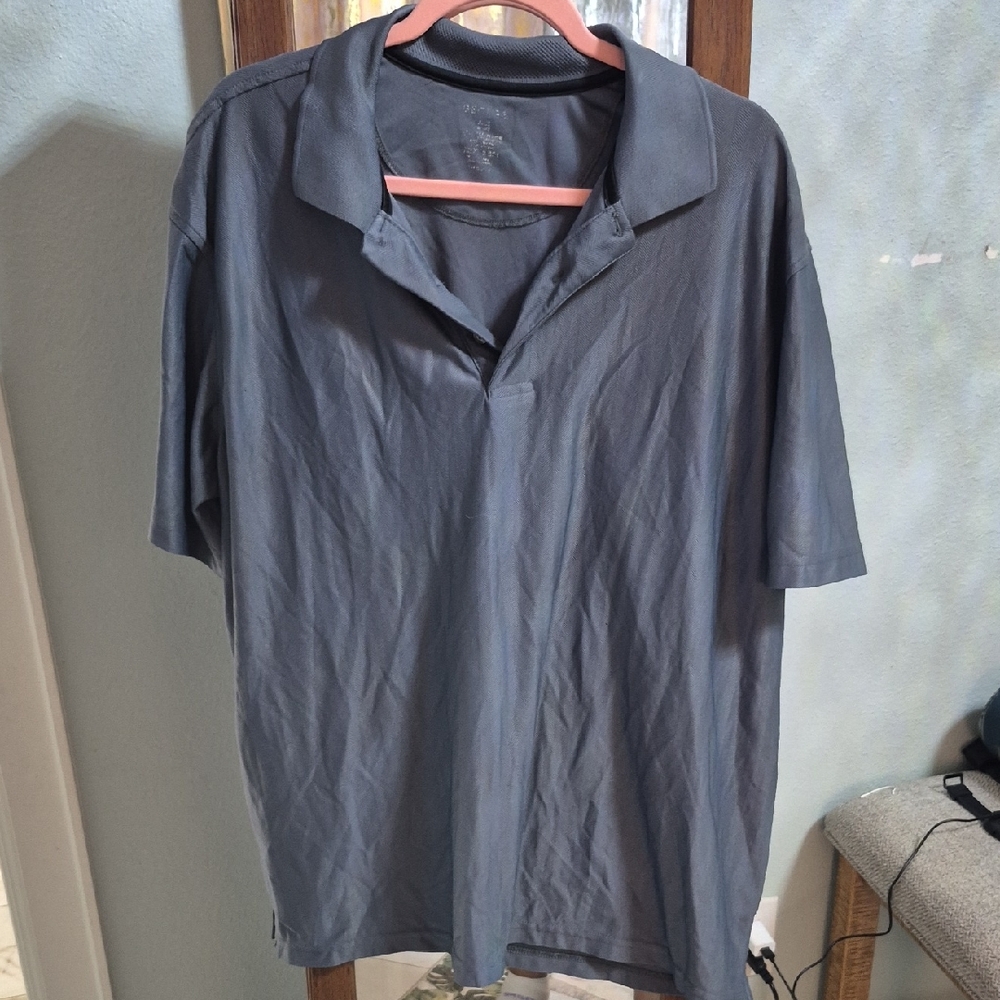 Men's Gray Polo Shirt